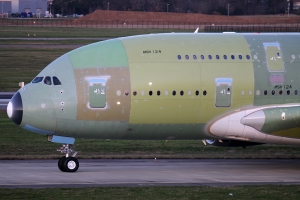 BA\'s third aircraft, to become G-XLEC, seen at Toulouse undergoing rejected take-off trials in March 2013 © Karl Drage - www.globalaviationresource.com