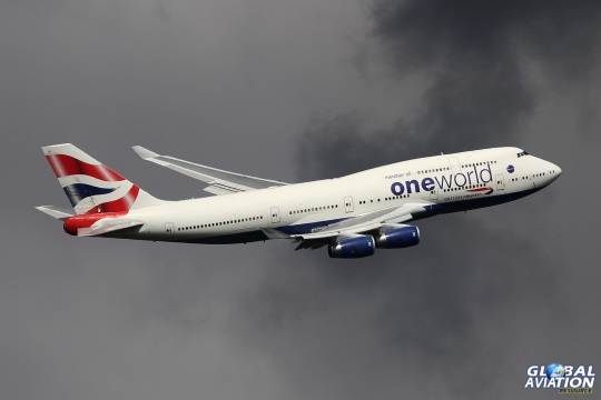 航空機・ヘリコプター BRITISH AIRWAYS B 747 400 PolandAircraft