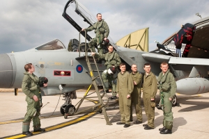 Recreation of 617 history images as part of Dambusters commemoration © Crown Copyright