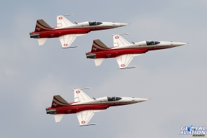 F-5E Tiger II, Patrouille Suisse © Dean West – Global Aviation Resource