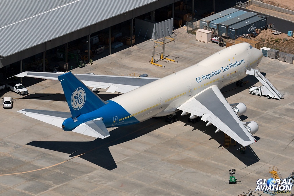 General Electric Boeing 747-100 N747GE - © Paul Filmer - Global Aviation Resource