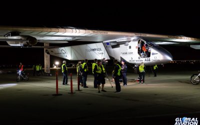 Aviation Event – Solar Impulse Leaves California