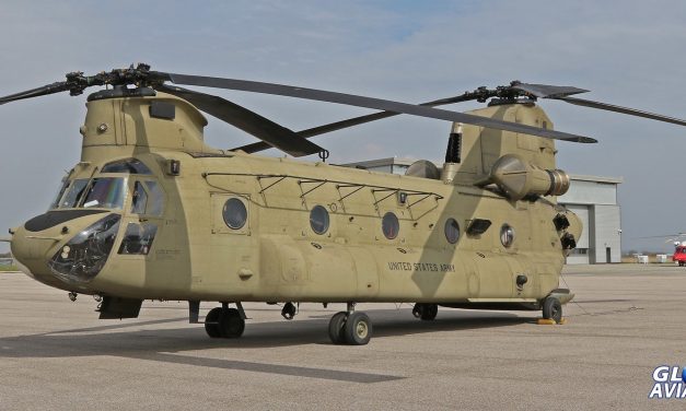 US Army Chinooks at Lydd, April 2023