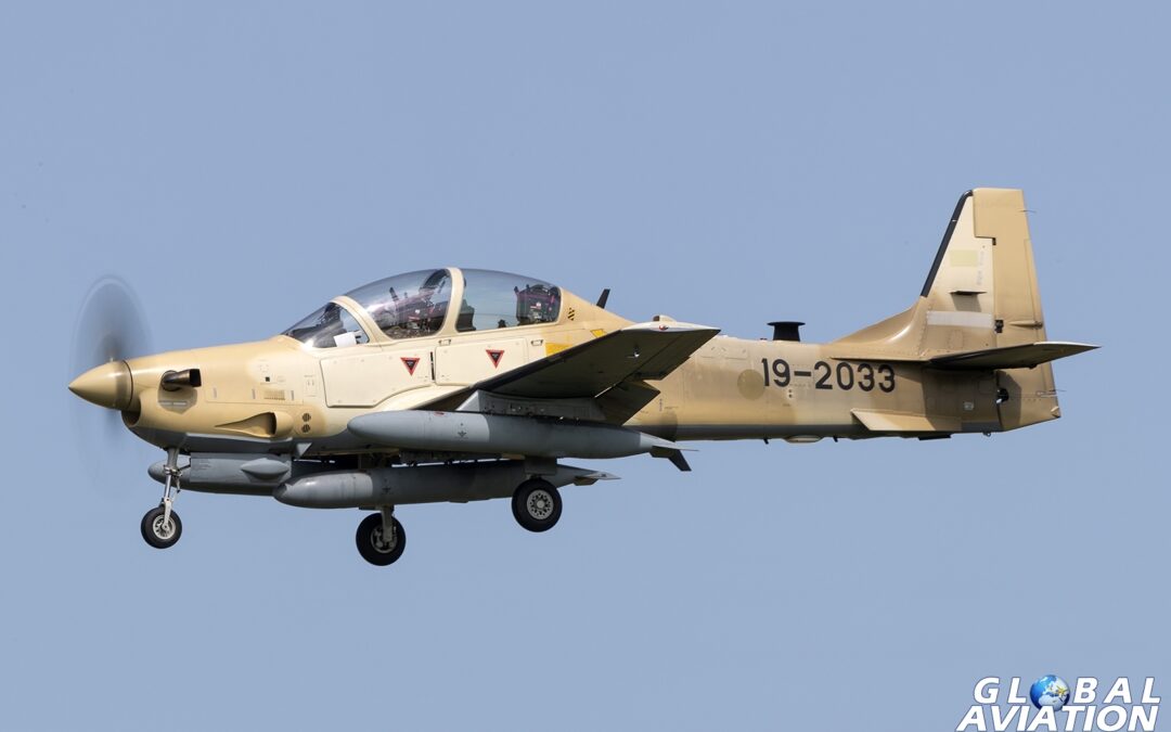 News – Nigerian Super Tucano delivery flight